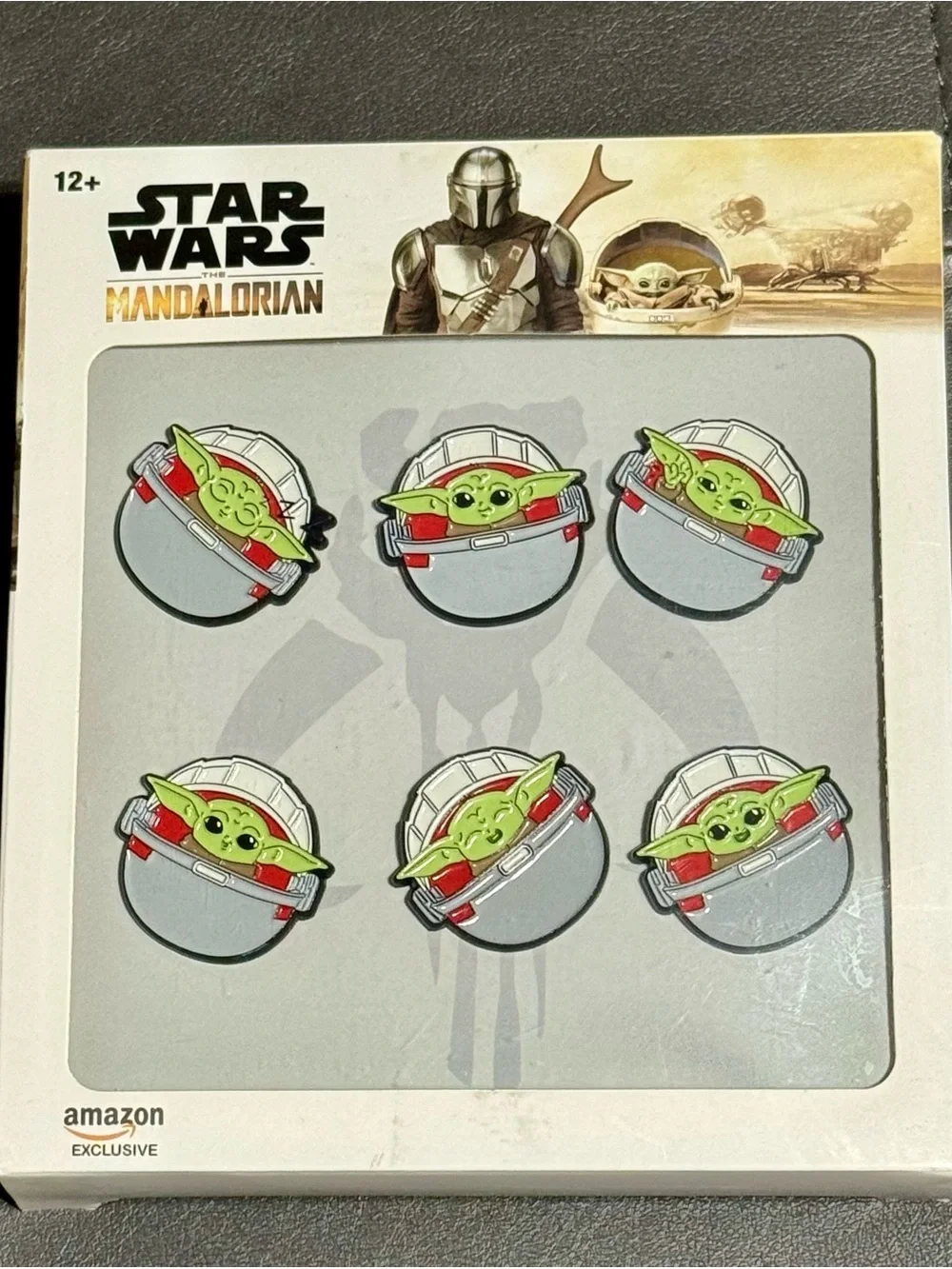 Star Wars The Child Mandalorian Limited Edition Metal 6 Lapel Pin Set